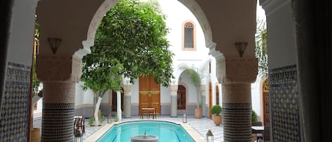 Indoor pool, outdoor pool