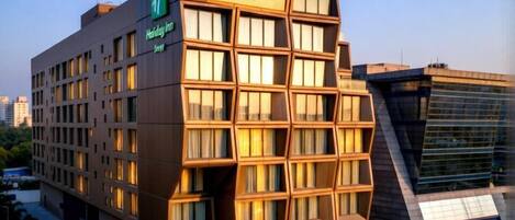 Majoituspaikan julkisivu