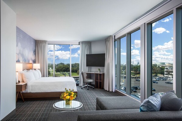 Suite, 1 cama de matrimonio grande con sofá cama, no fumadores | Ropa de cama de alta calidad, colchones viscoelásticos, caja fuerte