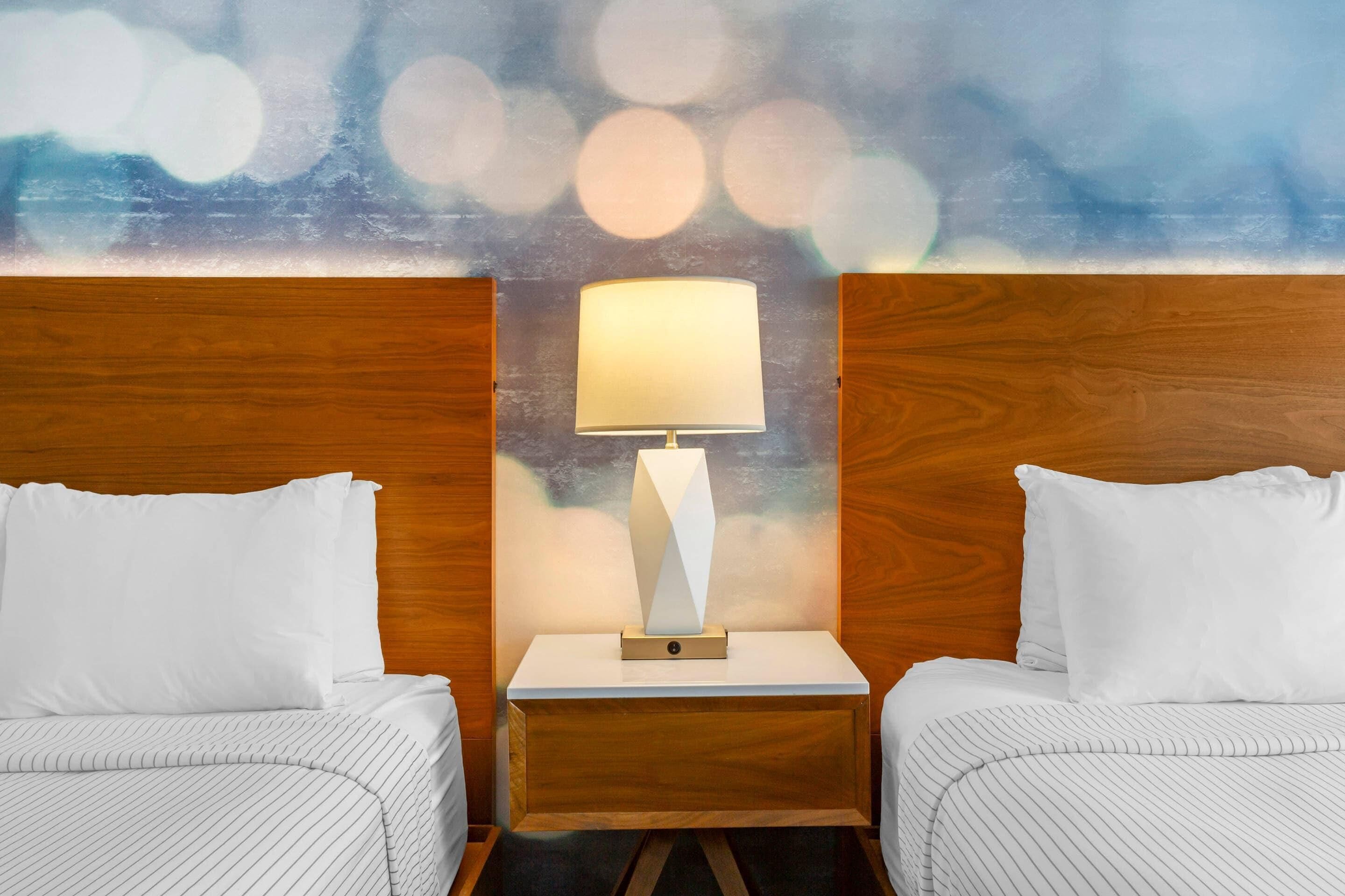 Standard Room, 2 Queen Beds, Non Smoking | Premium bedding, memory foam beds, in-room safe, desk