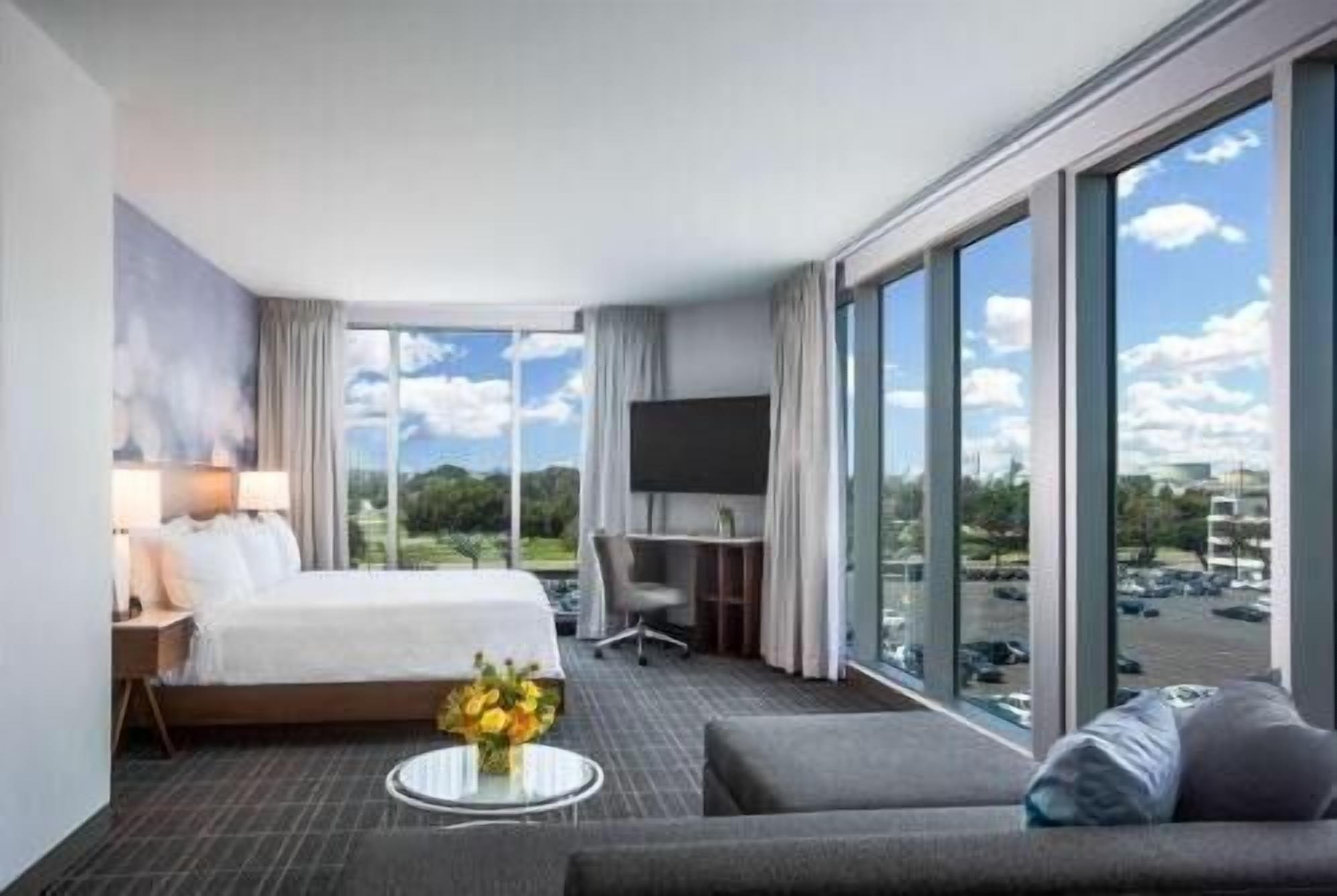 Premium bedding, memory-foam beds, in-room safe, desk