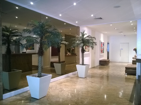 Interior entrance
