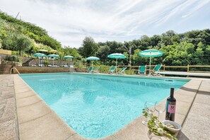 Seasonal outdoor pool, open 9 AM to 8:00 PM, sun loungers - Borgo di Alica (Palaia)