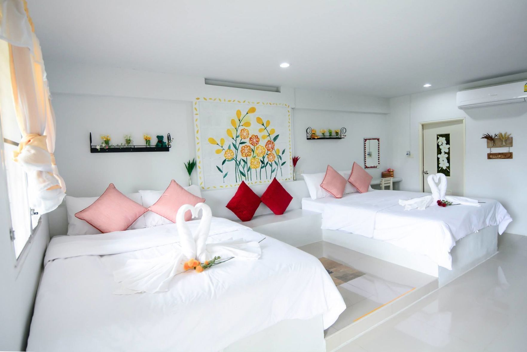 Free minibar, individually decorated, individually furnished