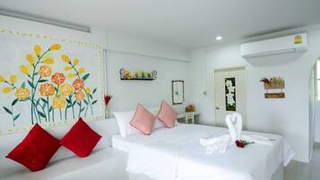 Free minibar, individually decorated, individually furnished