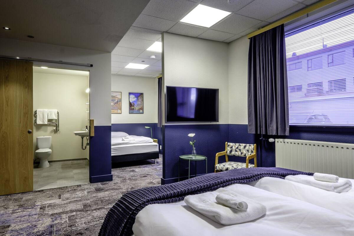 Family Suite, Multiple Beds, Private Bathroom | Hypo-allergenic bedding, blackout curtains, free WiFi