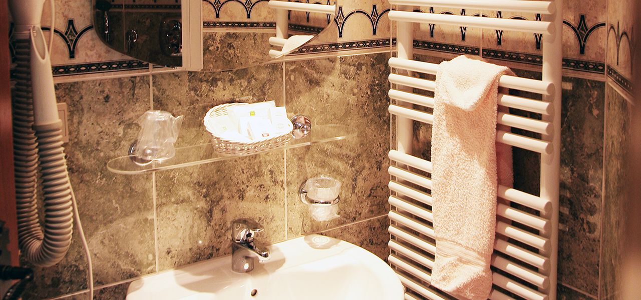 free toiletries, hair dryer, towels