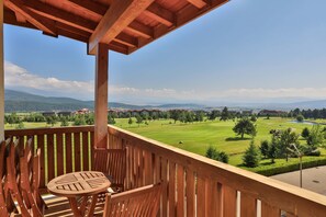 Blick von der Unterkunft