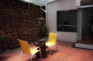 Classic Apartment, 3 Bedrooms, Kitchen, Courtyard Area | Terrace/patio