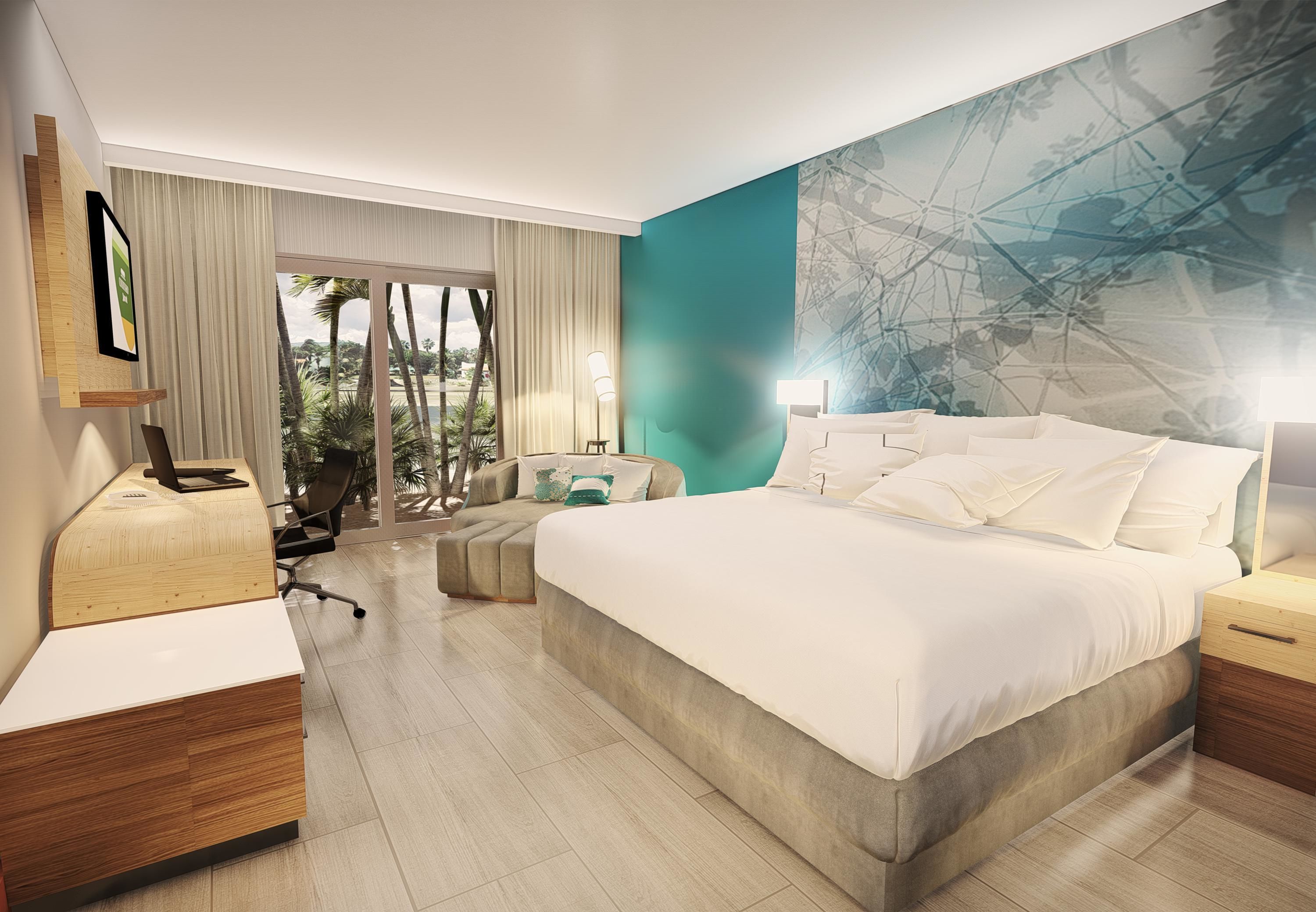 room, 1 king bed, view | view from room