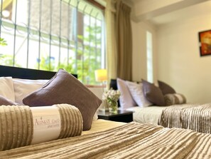 Superior Apartment, 2 Bedrooms, Kitchenette (Living Room) | Iron/ironing board, free WiFi, bed sheets