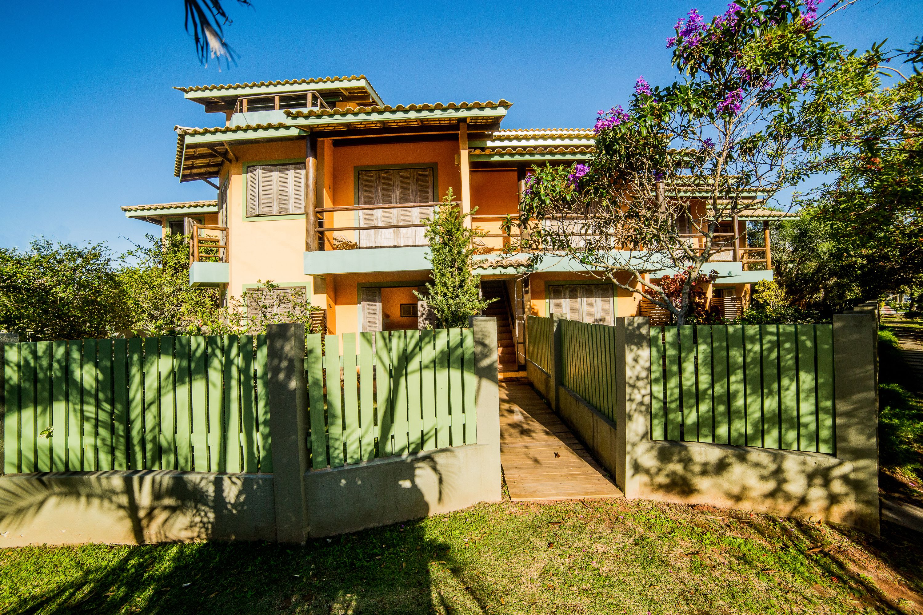 Majoituspaikan julkisivu