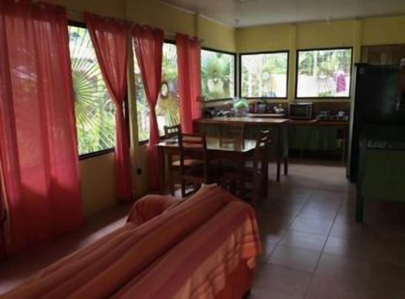 32-inch flat-screen TV with cable channels, TV