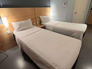 Minibar, desk, blackout drapes, soundproofing