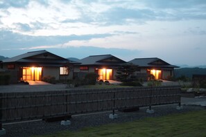Front of property - evening/night