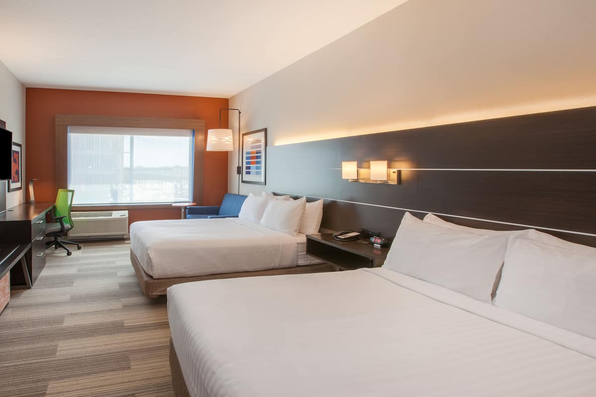 In-room safe, desk, blackout curtains, iron/ironing board