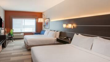 Coffres-forts dans les chambres, bureau, rideaux occultants