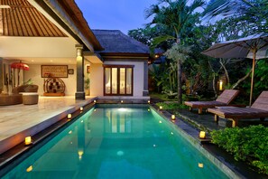 Two Bedroom Villa with Private Pool | Outdoor pool | Outdoor pool, pool umbrellas, sun loungers - The Buah Bali Villas (Seminyak)