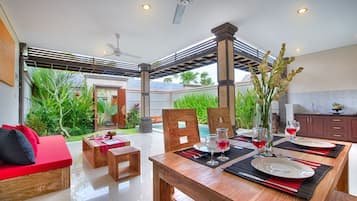1 Bedroom Private Pool Villa | In-room dining