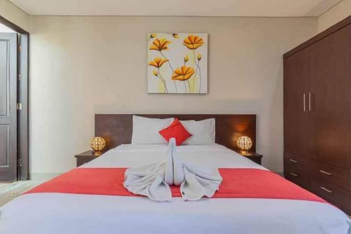 Hochwertige Bettwaren, Zimmersafe, individuell eingerichtet