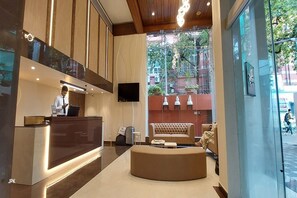 Sitteområde i lobbyen