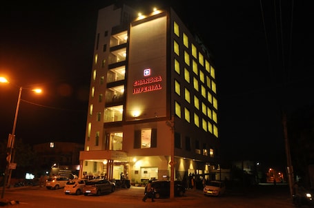 Front of property - evening/night