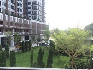 Blick von der Unterkunft