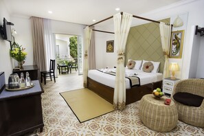 1 habitación, ropa de cama de alta calidad y minibar 