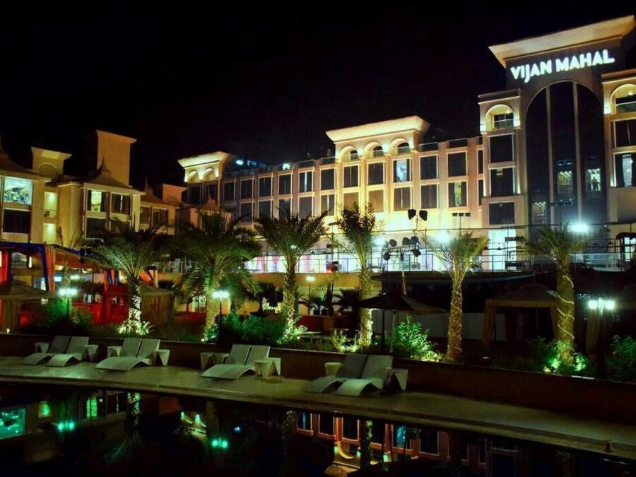 Front of property – evening/night