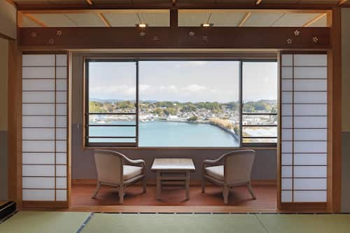 Habitación de estilo japonés, no fumadores, vistas al lago (12.5 tatami size) | Caja fuerte, cortinas opacas, ropa de cama