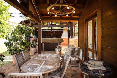 Área para churrasco/piquenique. Agriturismo Bio Il Quarto