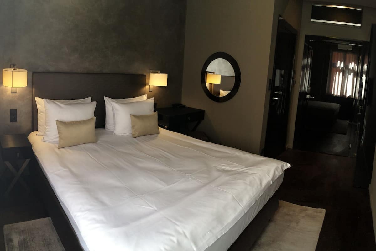 Deluxe Double Room | Premium bedding, in-room safe, desk, iron/ironing board