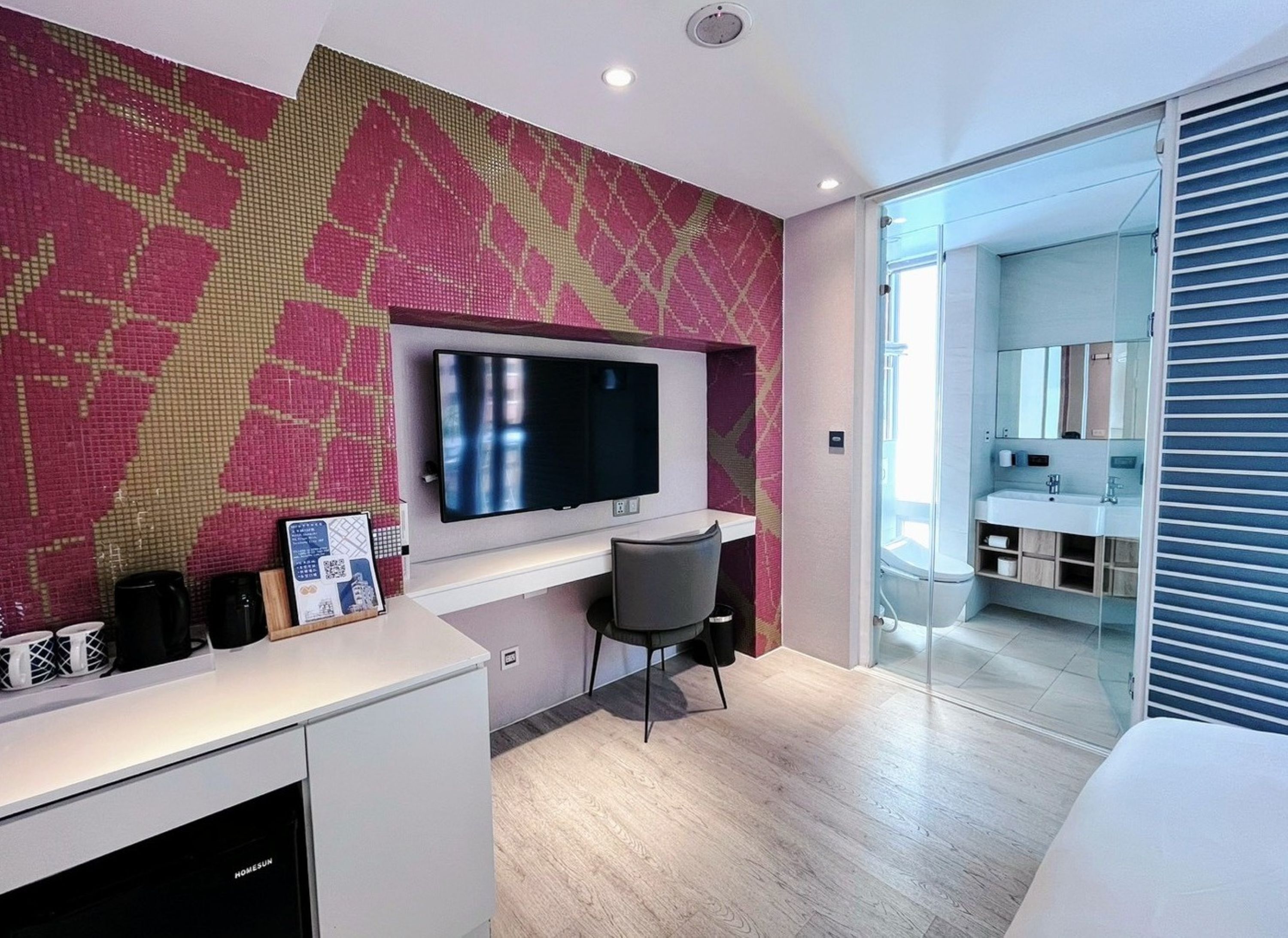 夢想地圖雙人房 | 高級寢具、羽絨被、書桌、隔音