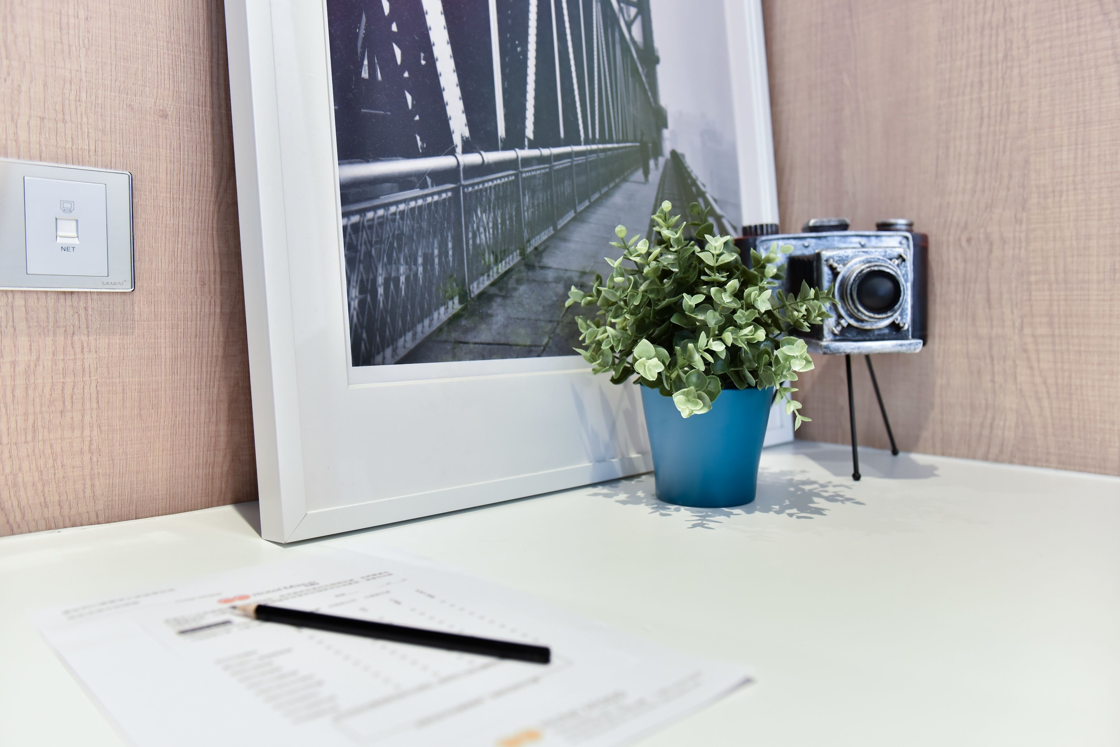 business double or twin room | premium bedding, down duvets, desk, soundproofing