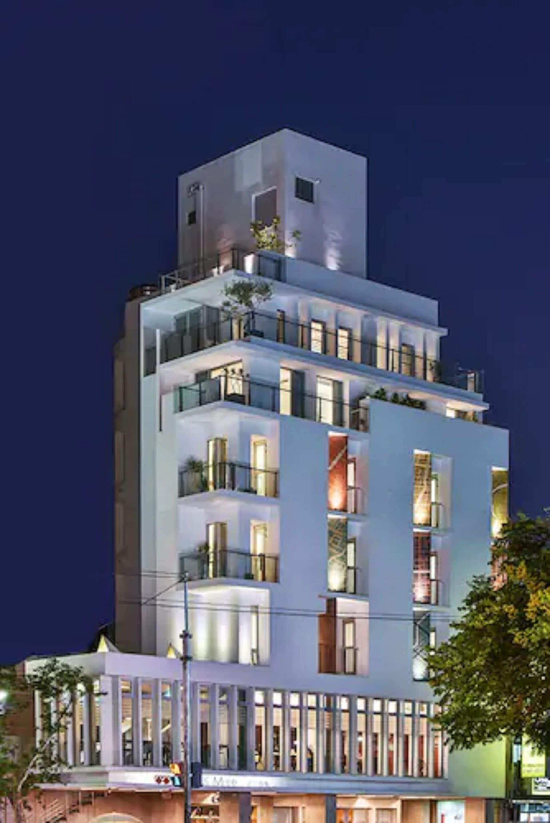 front of property – evening/night