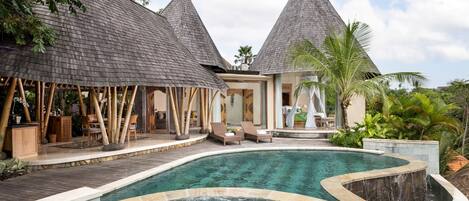 Luxury Royal Private Pool Villa with Jacuzzi with Daily Afternoon Tea | Living area | TV