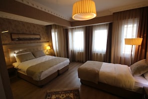 Comfort Triple Room, 1 Bedroom, Sea View | Minibar, in-room safe, desk, iron/ironing board - Aya Sergios (Istanbul)