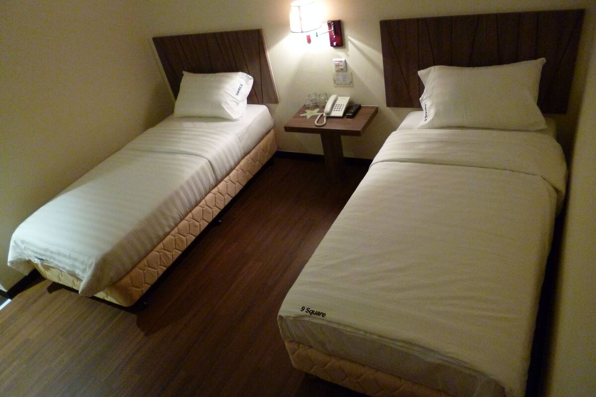 雙床房 | 書桌、熨斗/熨衣板、免費無線上網