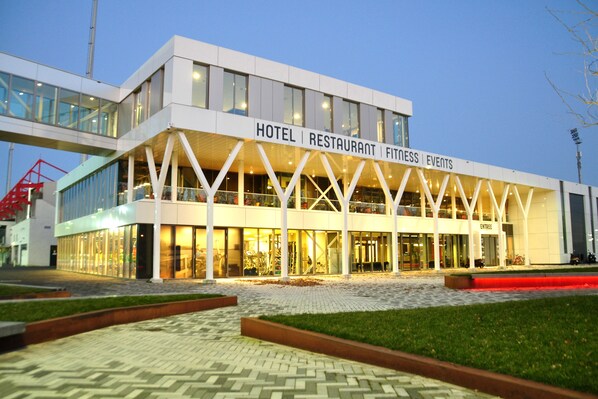 Majoituspaikan julkisivu