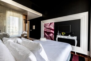 In-room safe, blackout drapes, soundproofing, free cribs/infant beds