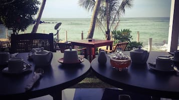 Breakfast, lunch, dinner served; local cuisine