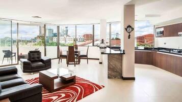 Family Apartment, 2 Bedrooms | In-room safe, individually decorated, blackout curtains, soundproofing