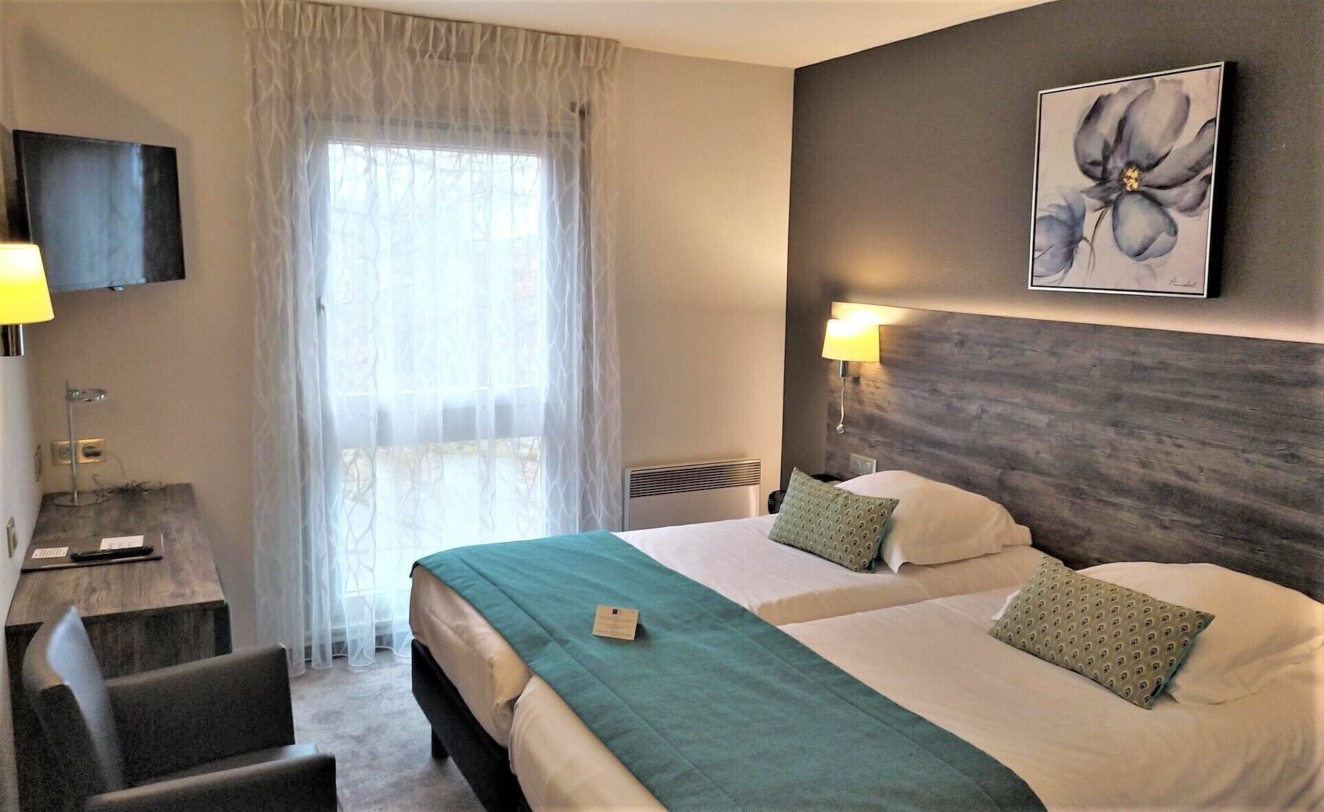 In-room safe, desk, blackout curtains, soundproofing