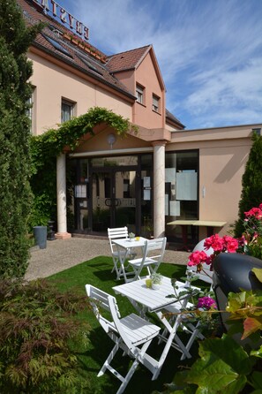 Voorkant van accommodatie