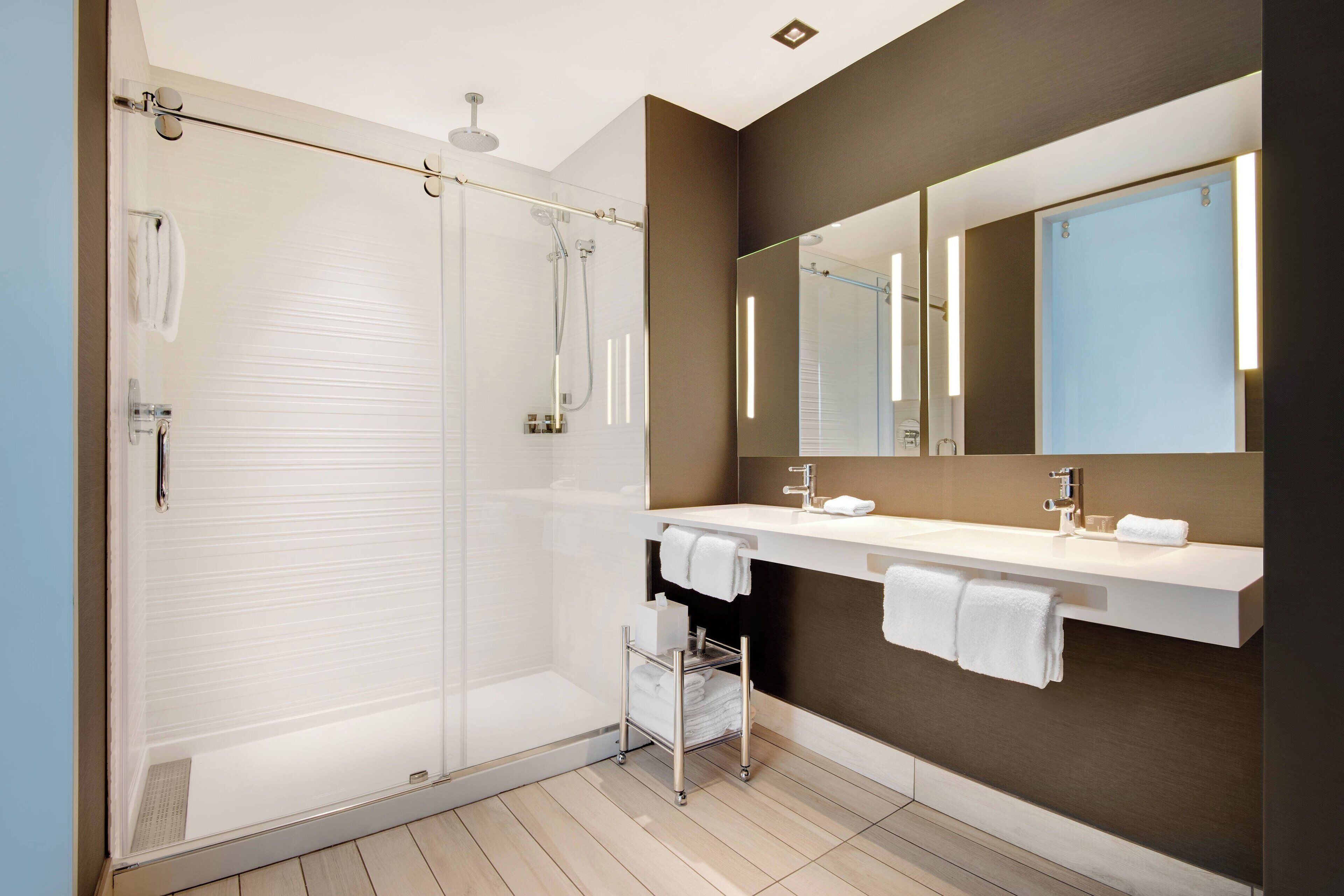 free toiletries, hair dryer, towels, soap