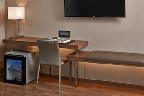 Premium bedding, pillowtop beds, in-room safe, desk