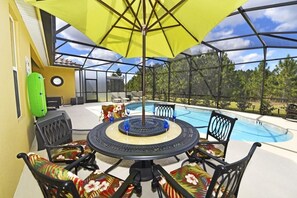 Family Townhome, 4 Bedrooms | Terrace/patio - 4075 Solterra Townhome 4 Bedroom by Florida Star (Davenport)