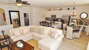 Family Condo, 4 Bedrooms | Living area | DVD player - 601 Bella Vida Condo 4 Bedroom by Florida Star (Kissimmee)