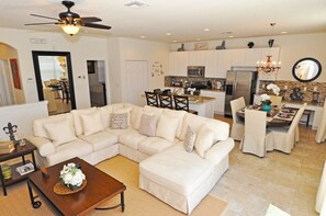 Living area - 601 Bella Vida Condo 4 Bedroom by Florida Star (Kissimmee)