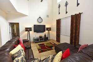 Family House, 6 Bedrooms | Living area - 601 Watersong House 6 Bedroom by Florida Star (Davenport)